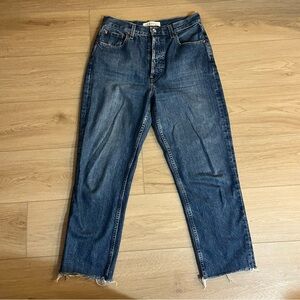 Trave Harper Crop Slim Straight-Leg Jeans